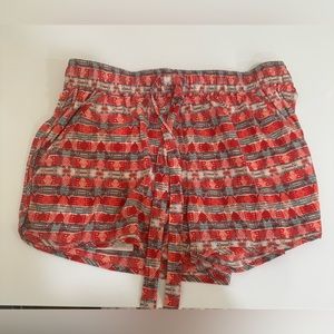 Joie Silk Shorts XXS Drawstring Elastic